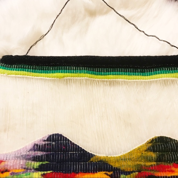 Boho Vintage Mexican Woven Wall Hanging - Picture 4 of 4